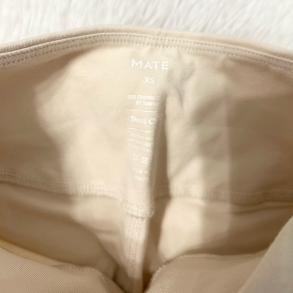 MATE The Label Organic Stretch Midi Leggings - Bone - Picture 9 of 14